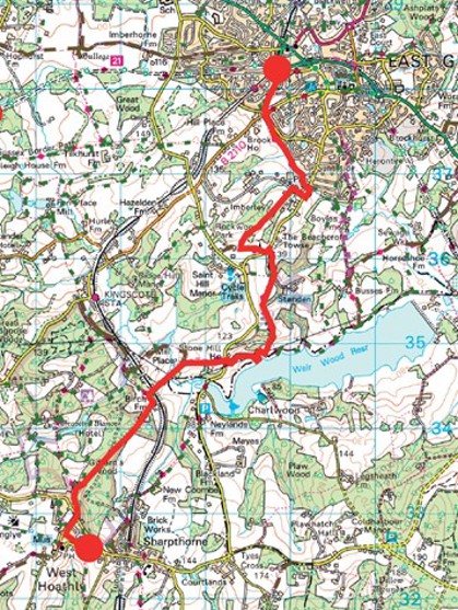 About the Place - Walk 6 East Grinstead to West Hoathly