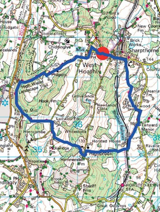 About the Place - Walk 14 West Hoathly Circular